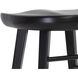 Dominic 26.5 inch Black Counter Stool